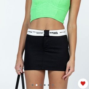 Princess Polly Black Mini Skirt
